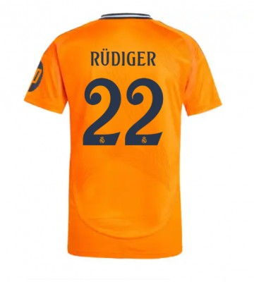 Real Madrid Antonio Rudiger #22 Bortatröja 2024-25 Kortärmad